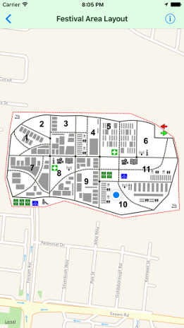 Festival Area Layout